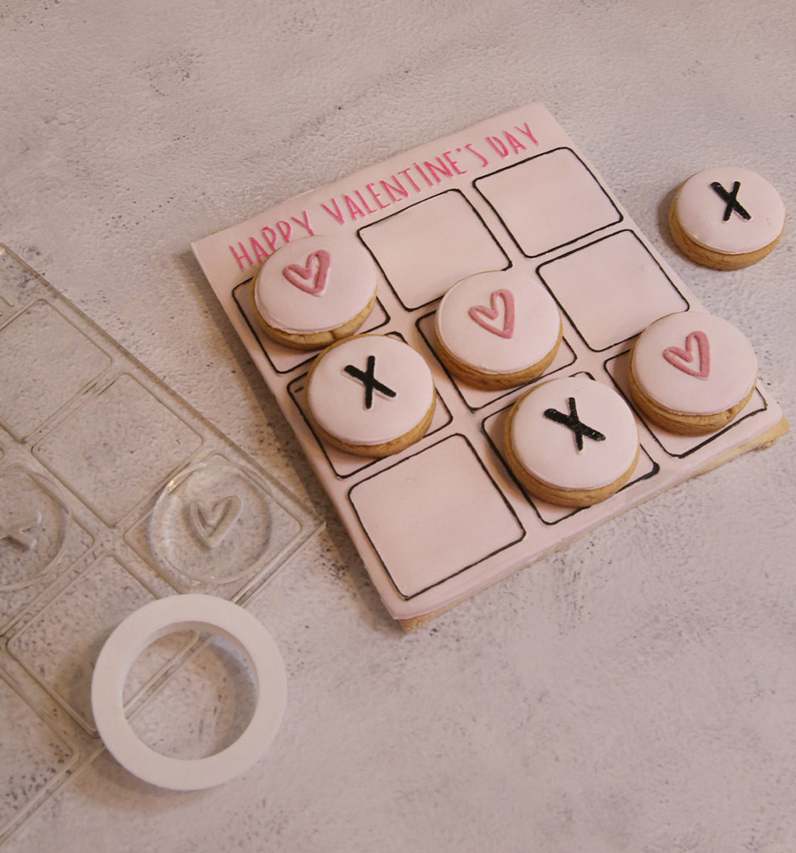 Valentines Tic Tac Toe Game Set