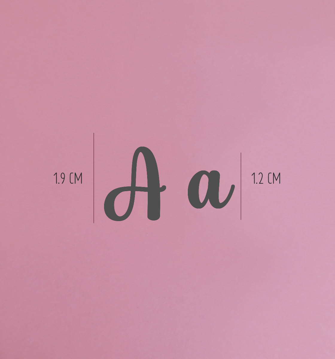 Baking Stamp (Swirl) - Letters, Numbers and Symbols Set