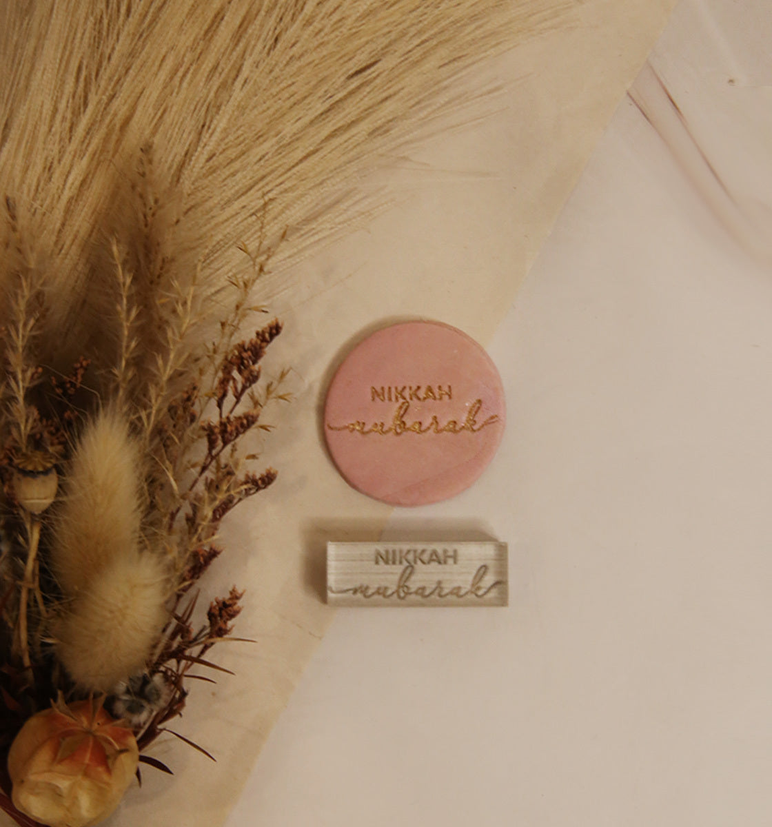 Nikkah Mubarak - Sleek Cake Stamp