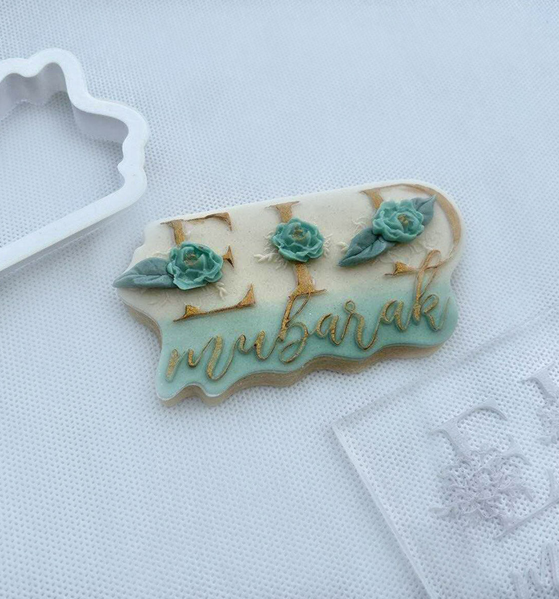 Floral Eid Mubarak - Cutter & Embosser Set
