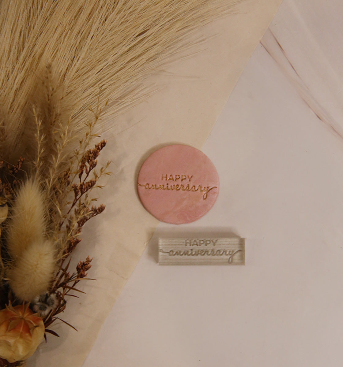 Happy Anniversary - Sleek Cake Stamp