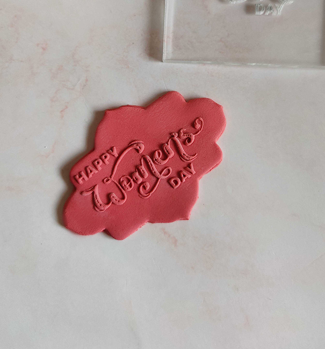 Happy Women's Day - Cake Embosser Stamp