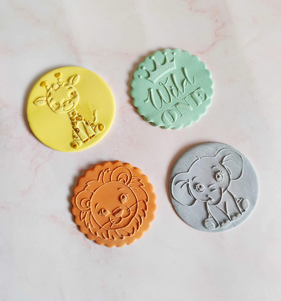 Animal Themed - Set of 4 - Cake Embossers