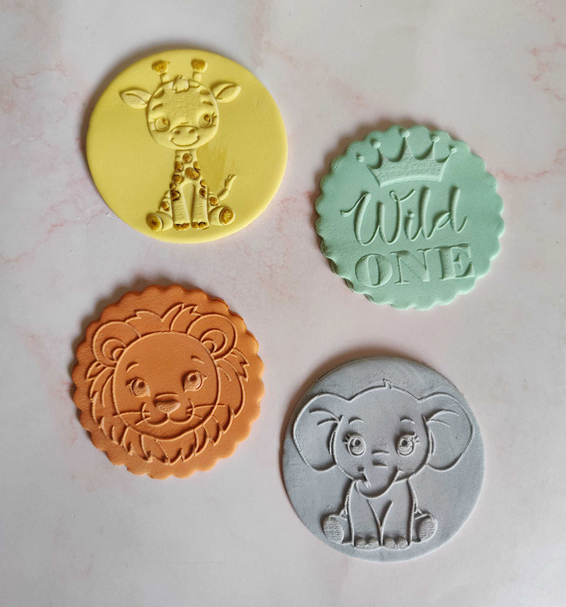 Animal Themed - Set of 4 - Cake Embossers