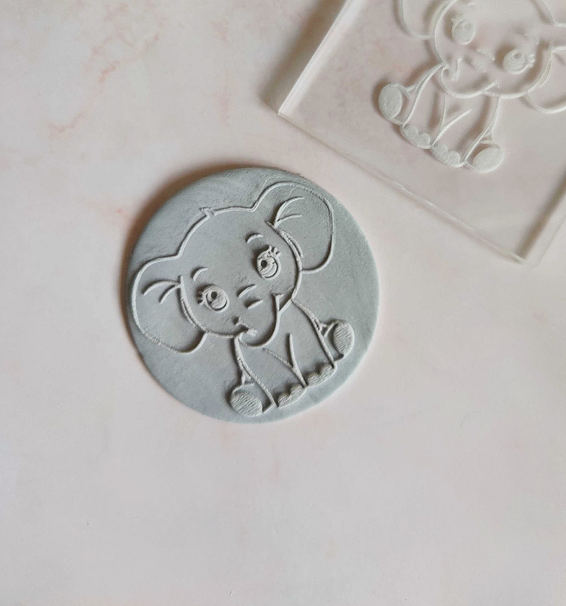 Baby Elephant - Cake Embosser
