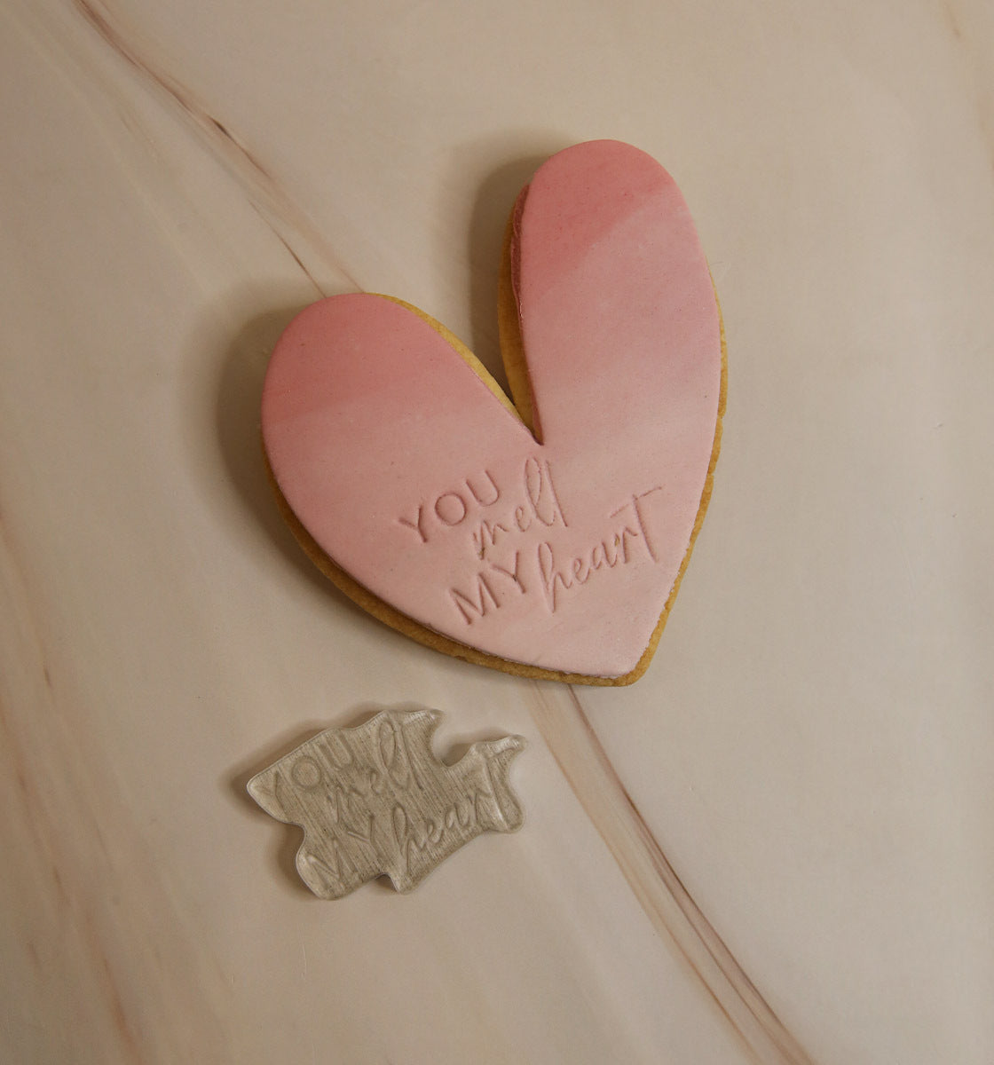 You Melt My Heart - Sleek Impression Stamp