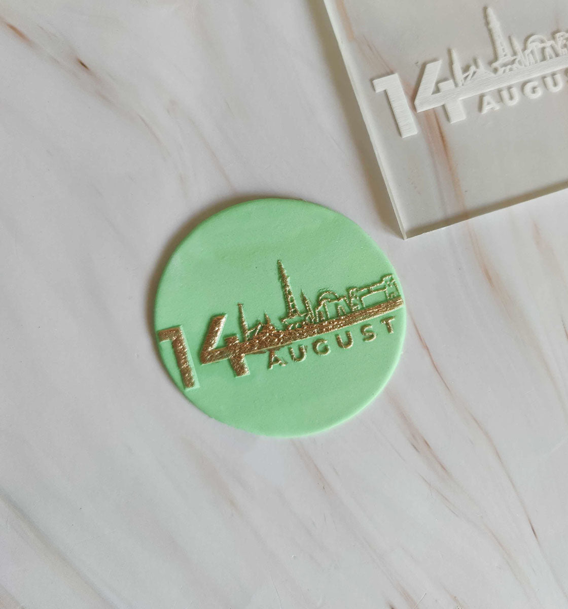 14th August Skyline - Embosser stamp