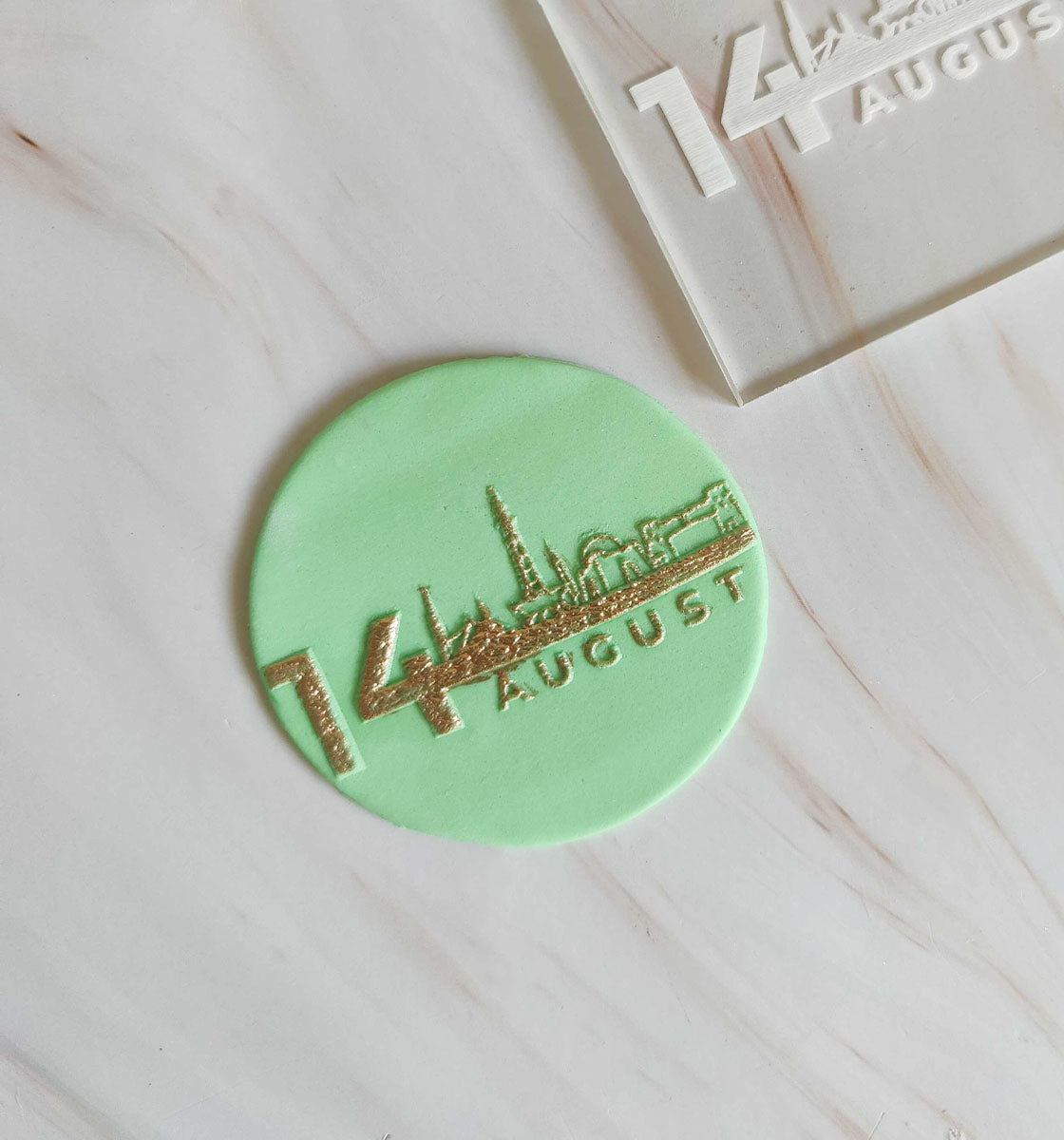 14th August Skyline - Embosser stamp