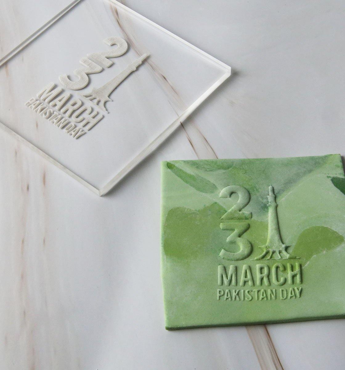 23rd March - Embosser stamp - Inspired Baking