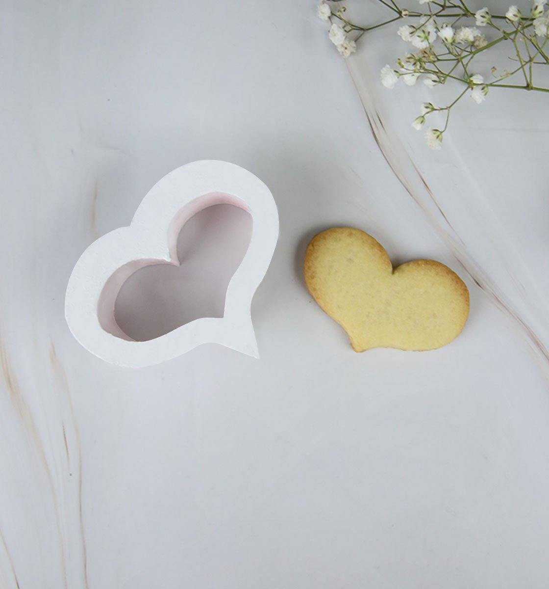 Funky Mini Heart - Cookie Cutter - Inspired Baking