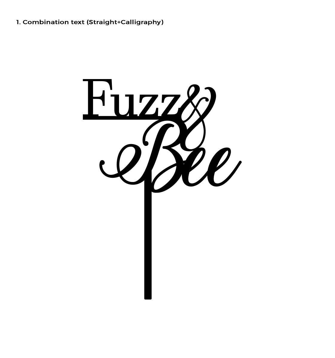 Customize your topper | Long Text Topper - Inspired Baking