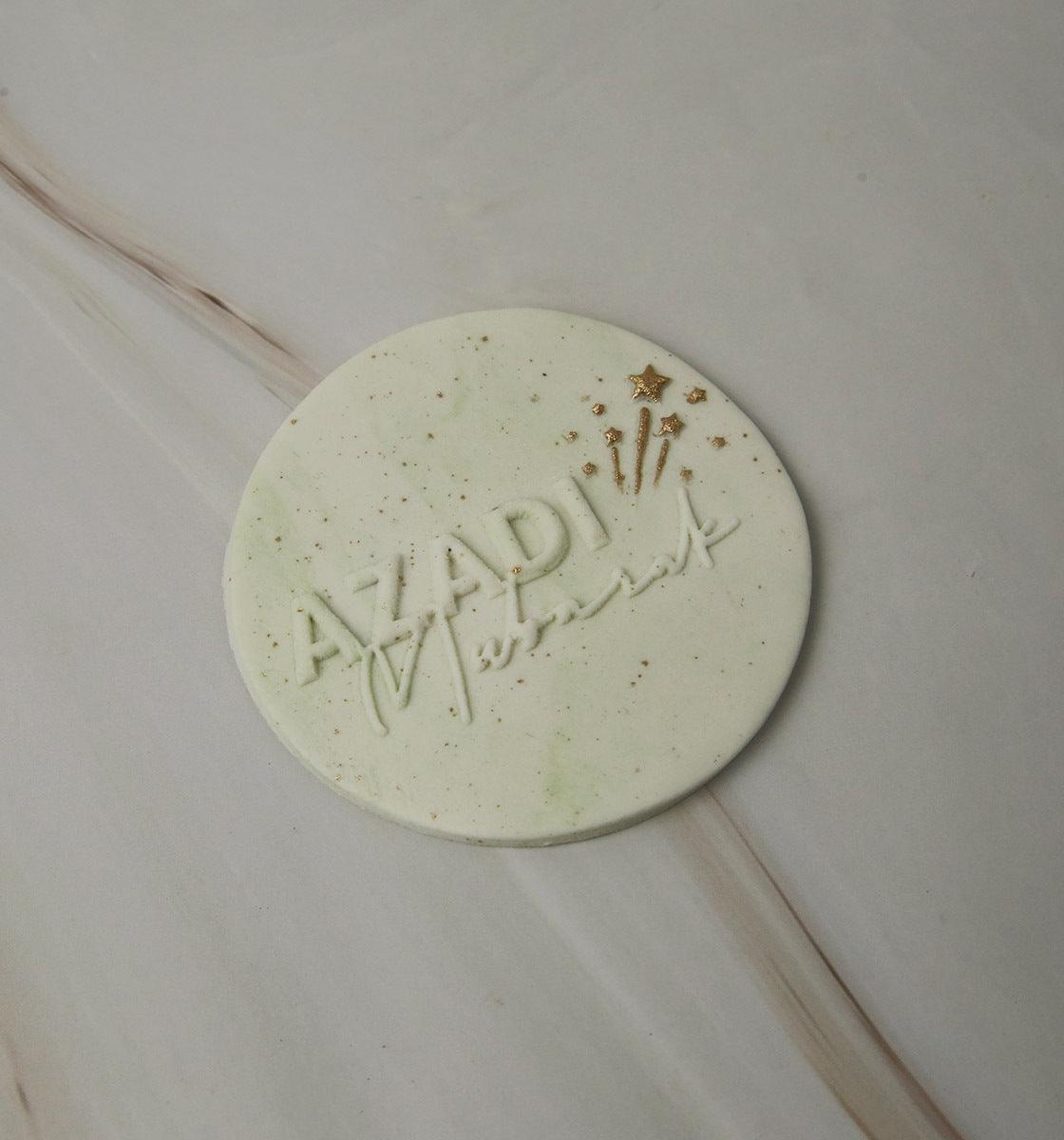 Azadi Mubarak - Embosser stamp - Inspired Baking
