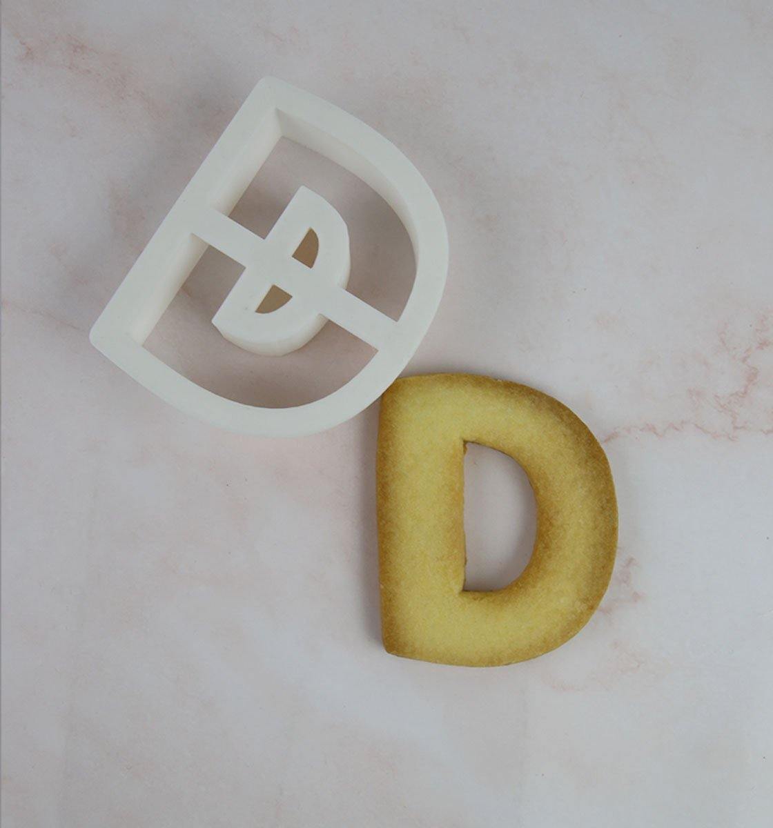 Letter (D) - Cookie Cutter - Inspired Baking