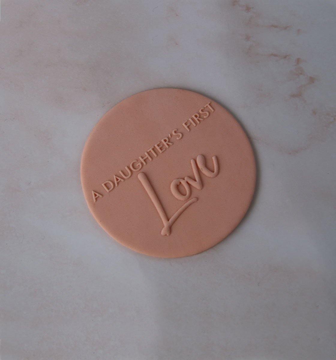 A Daughter's First Love - Embosser - Inspired Baking