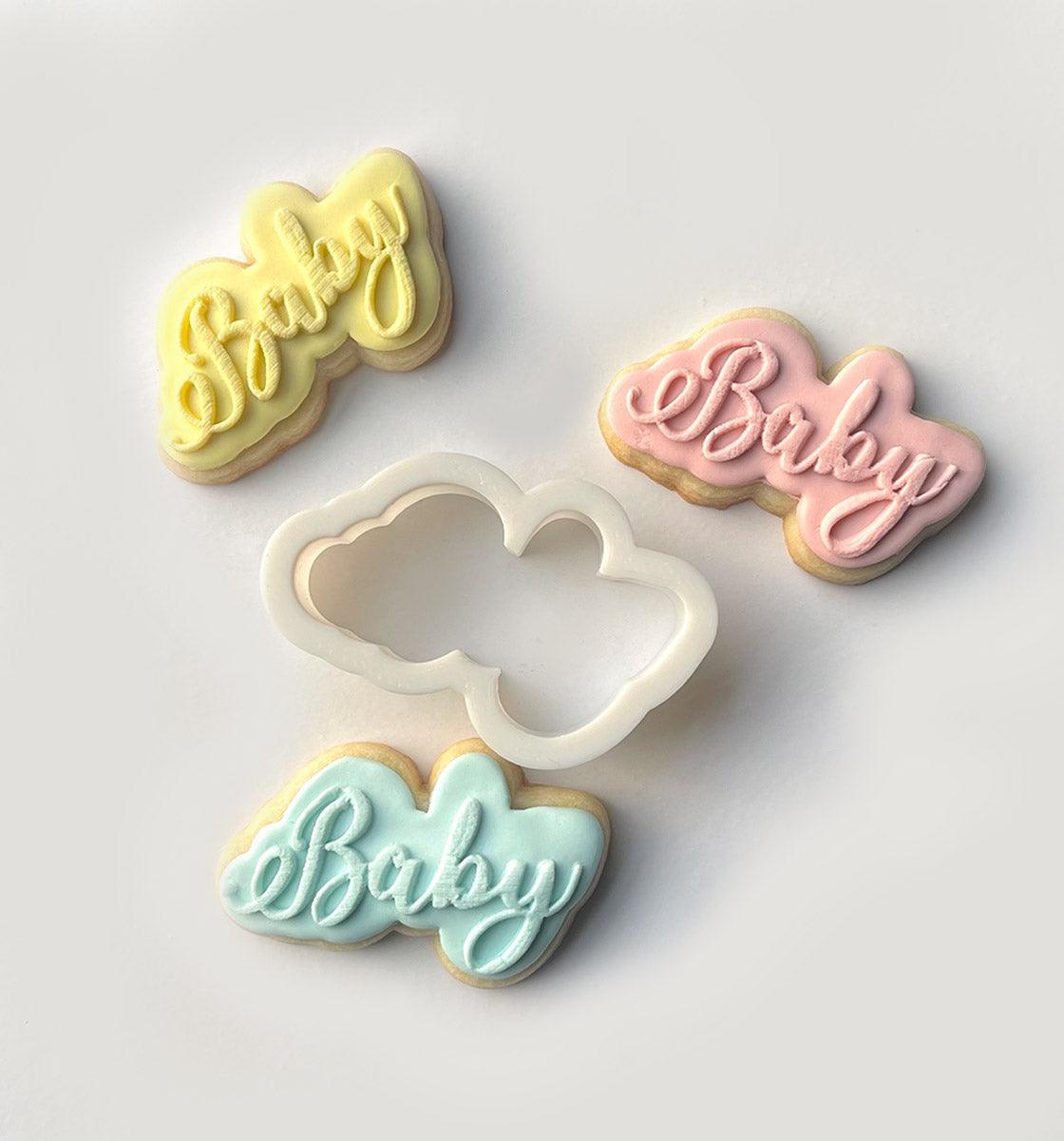 Baby - embosser and cutter set - Inspired Baking