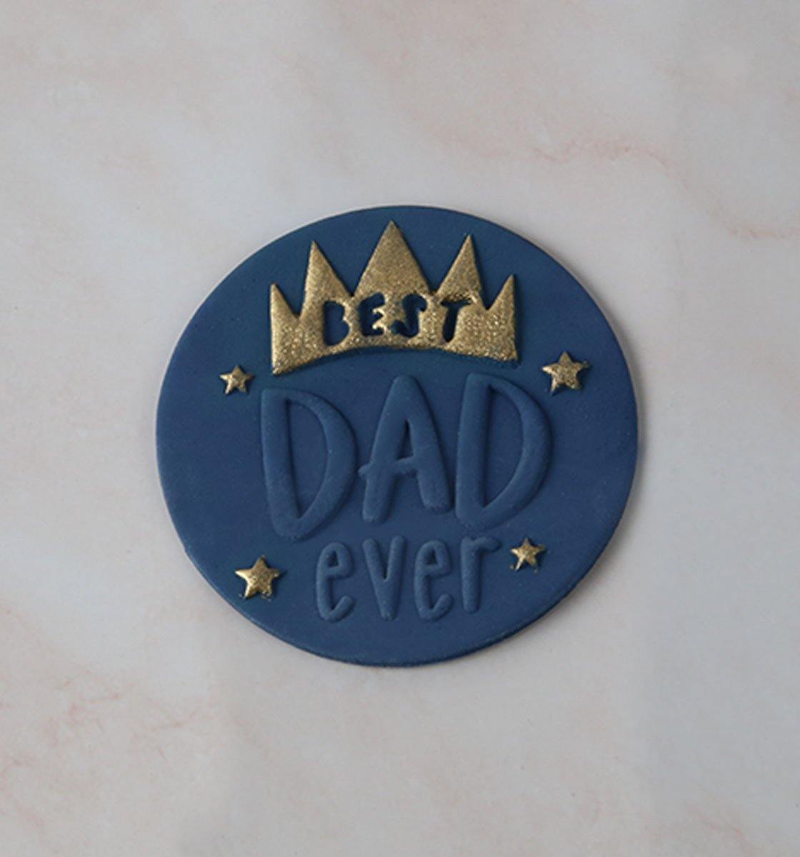 Best Dad Ever 02 - Embosser - Inspired Baking