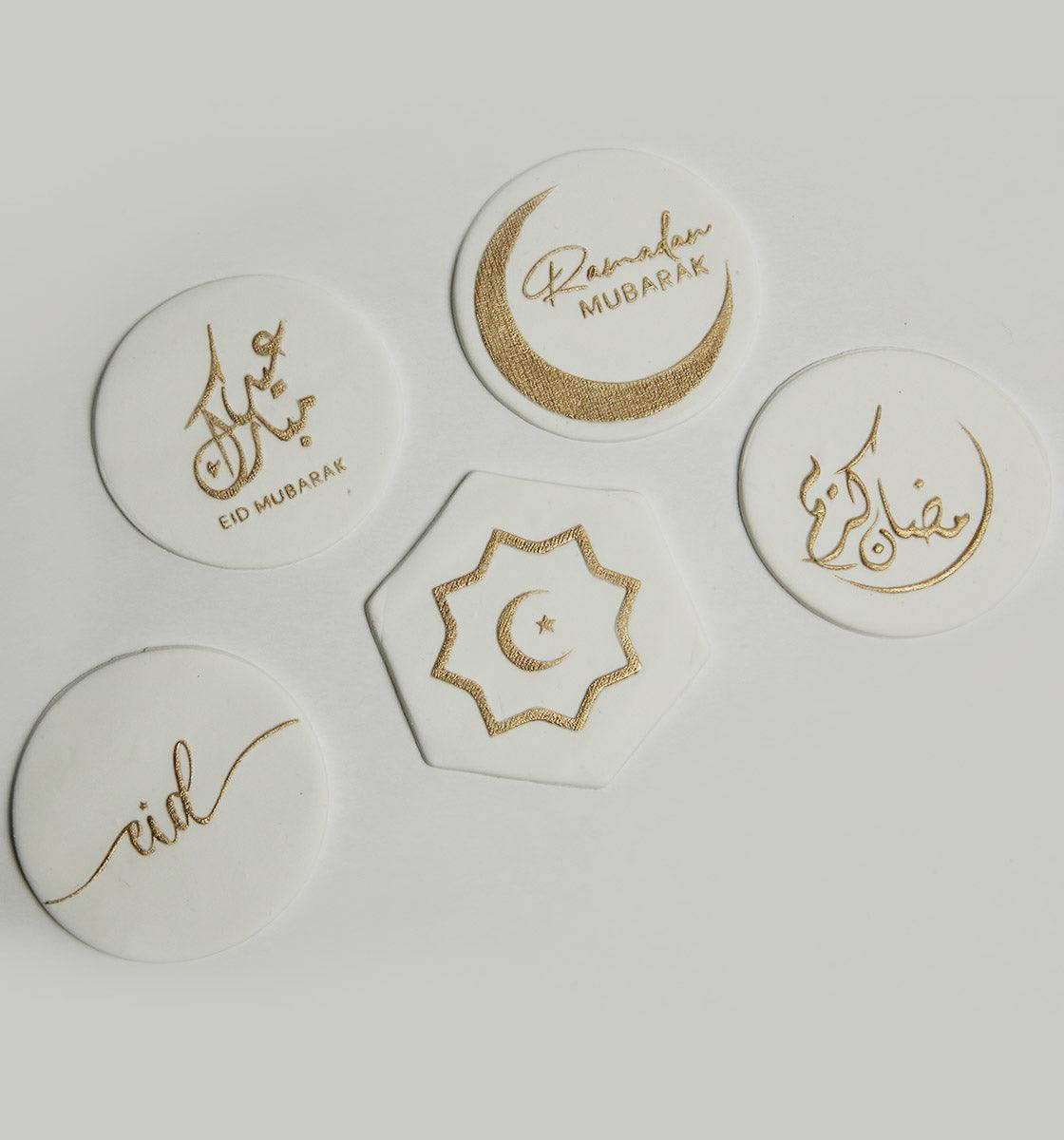 Ramadan & Eid embossers - set of 5 - Inspired Baking