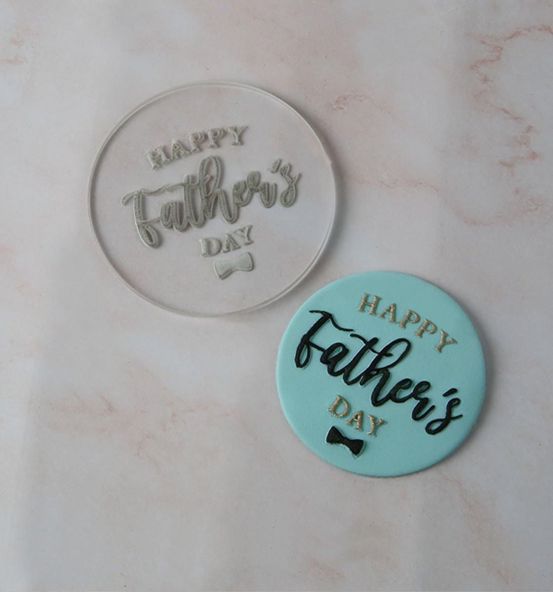 Happy Fathers Day - Embosser - Inspired Baking