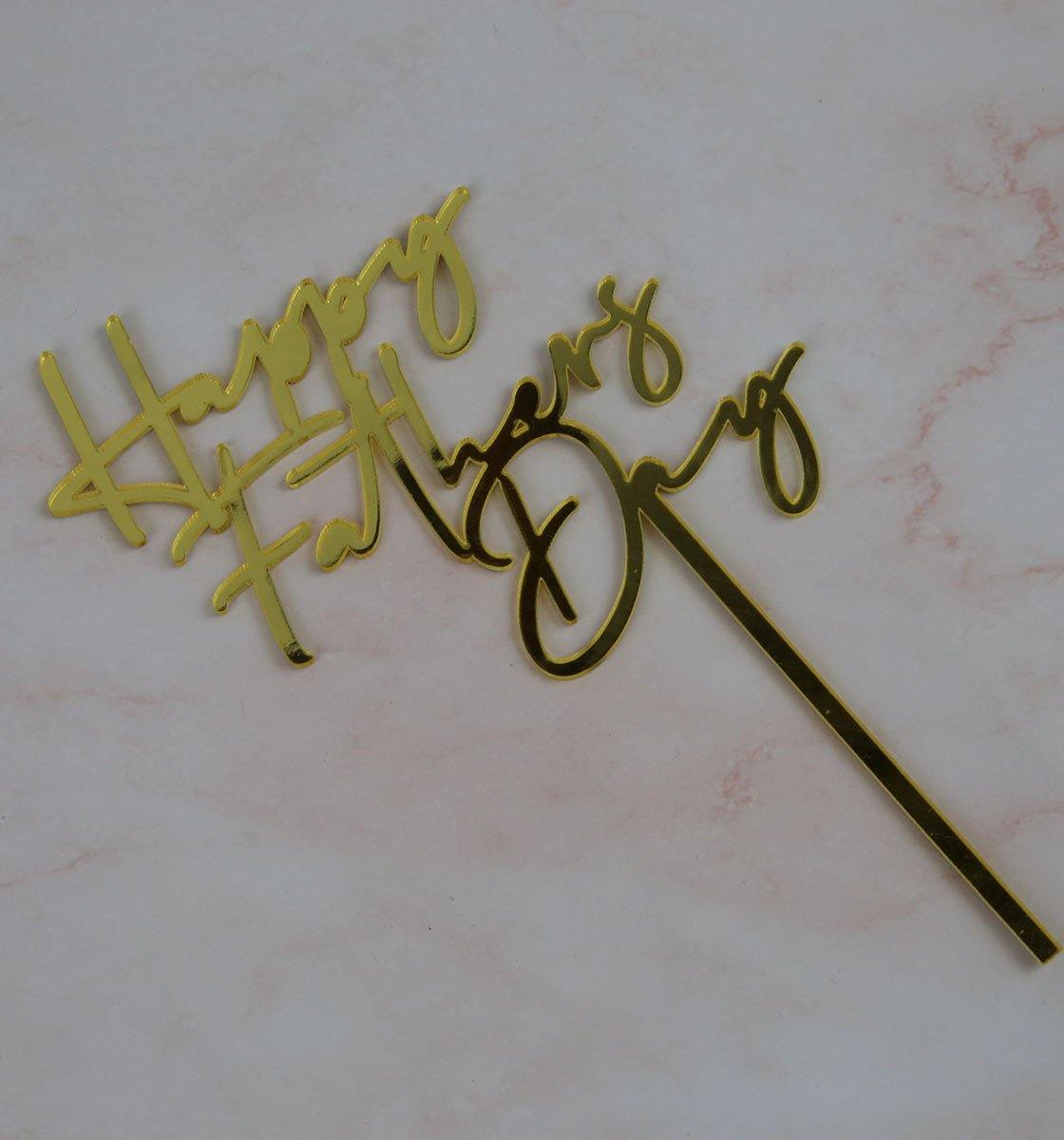 Happy Fathers Day - Cake Topper - Inspired Baking