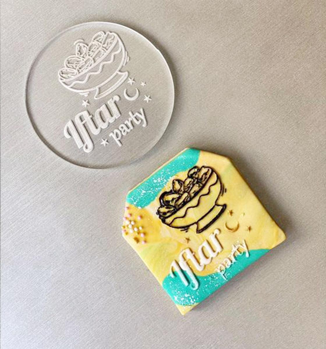 Iftar Party - cake embosser - Inspired Baking Pakistan