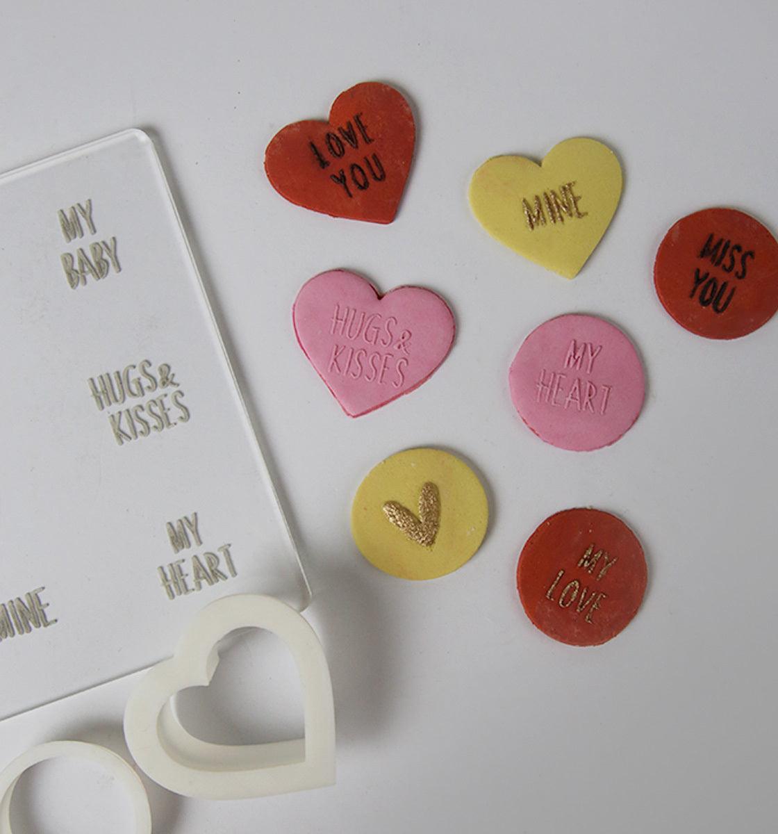 Mini Lovers Set - Cookie Cutters + Embosser - Inspired Baking Pakistan