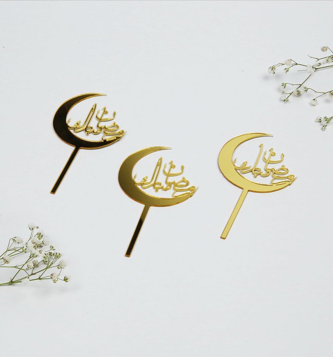 Ramdan Mubarak - Mini Topper (set of 3) - Inspired Baking