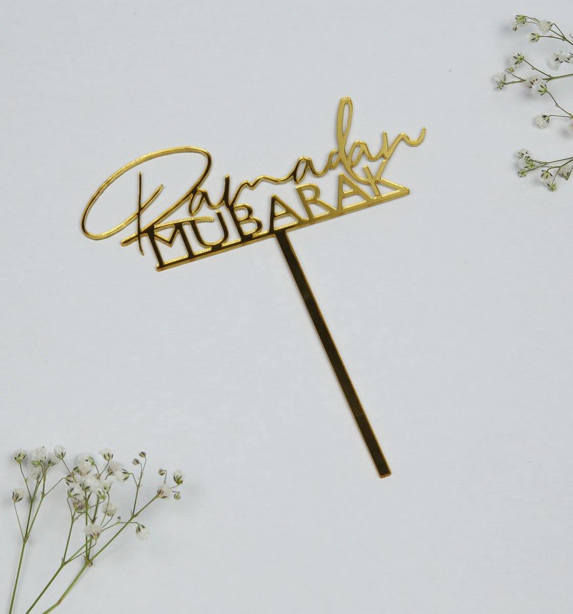 Ramadan Mubarak - Cake Topper - Inspired Baking