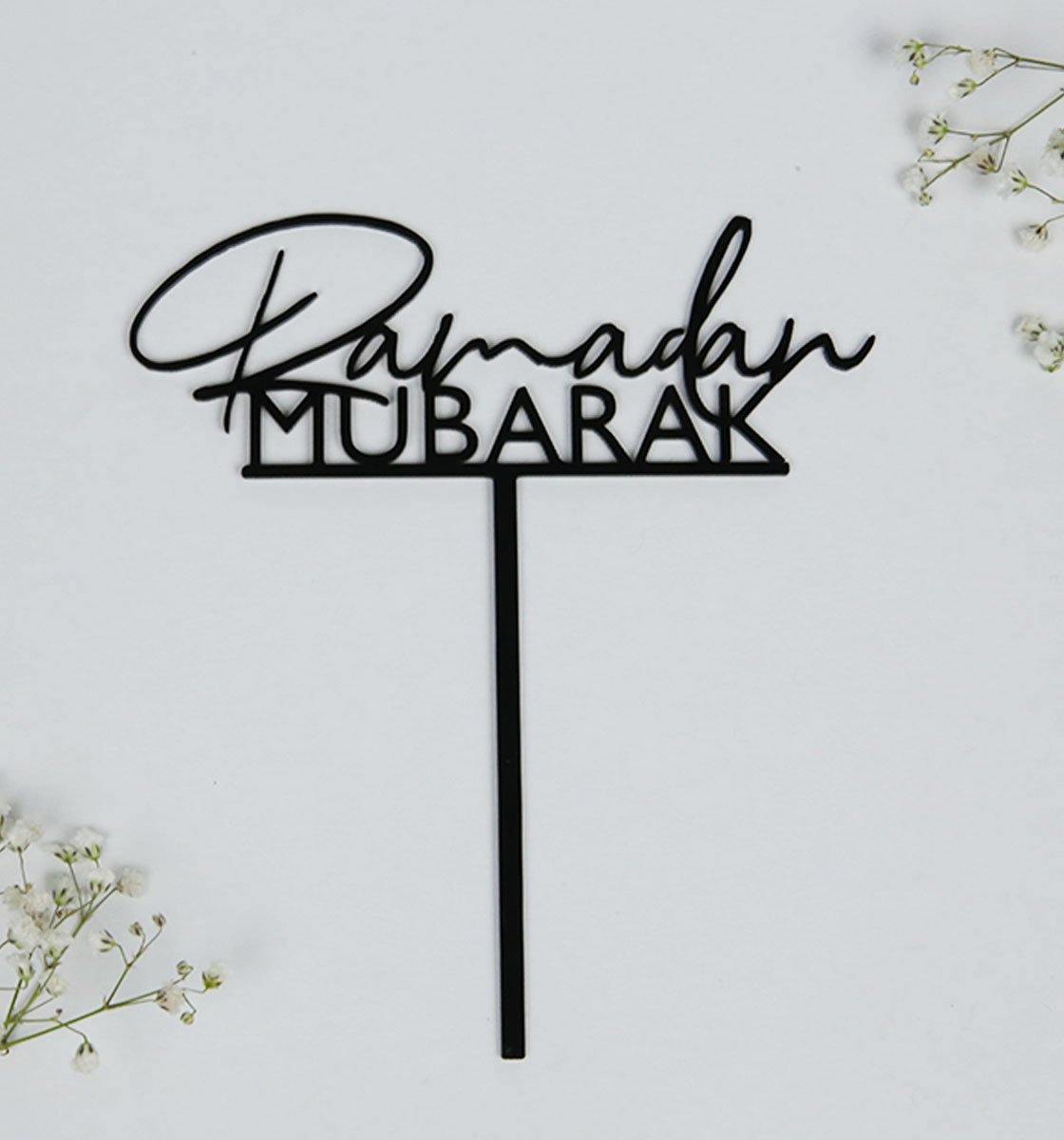 Ramadan Mubarak - Cake Topper - Inspired Baking