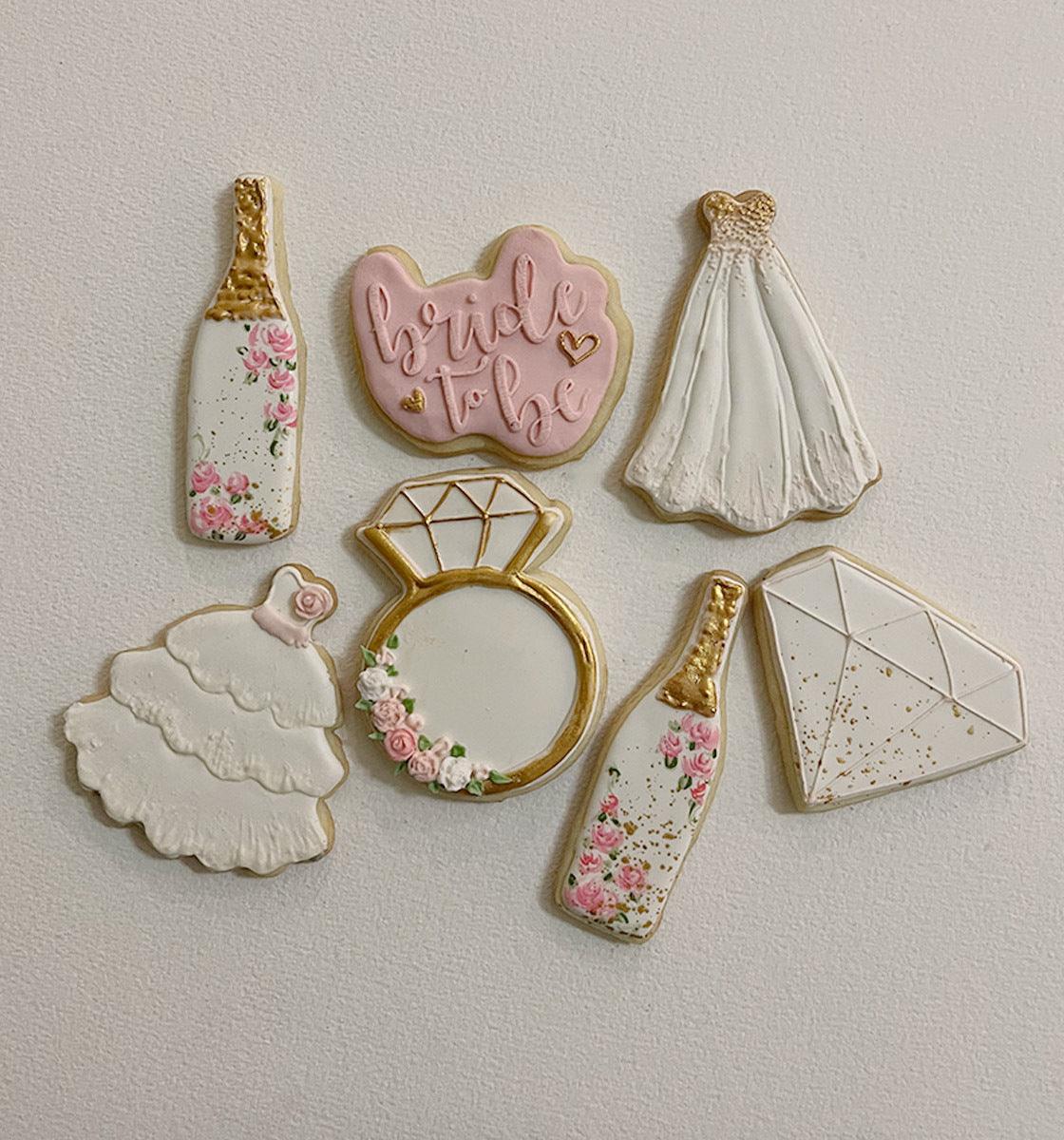 The Wedding Set - Cookie Cutters + Embosser - Inspired Baking Pakistan