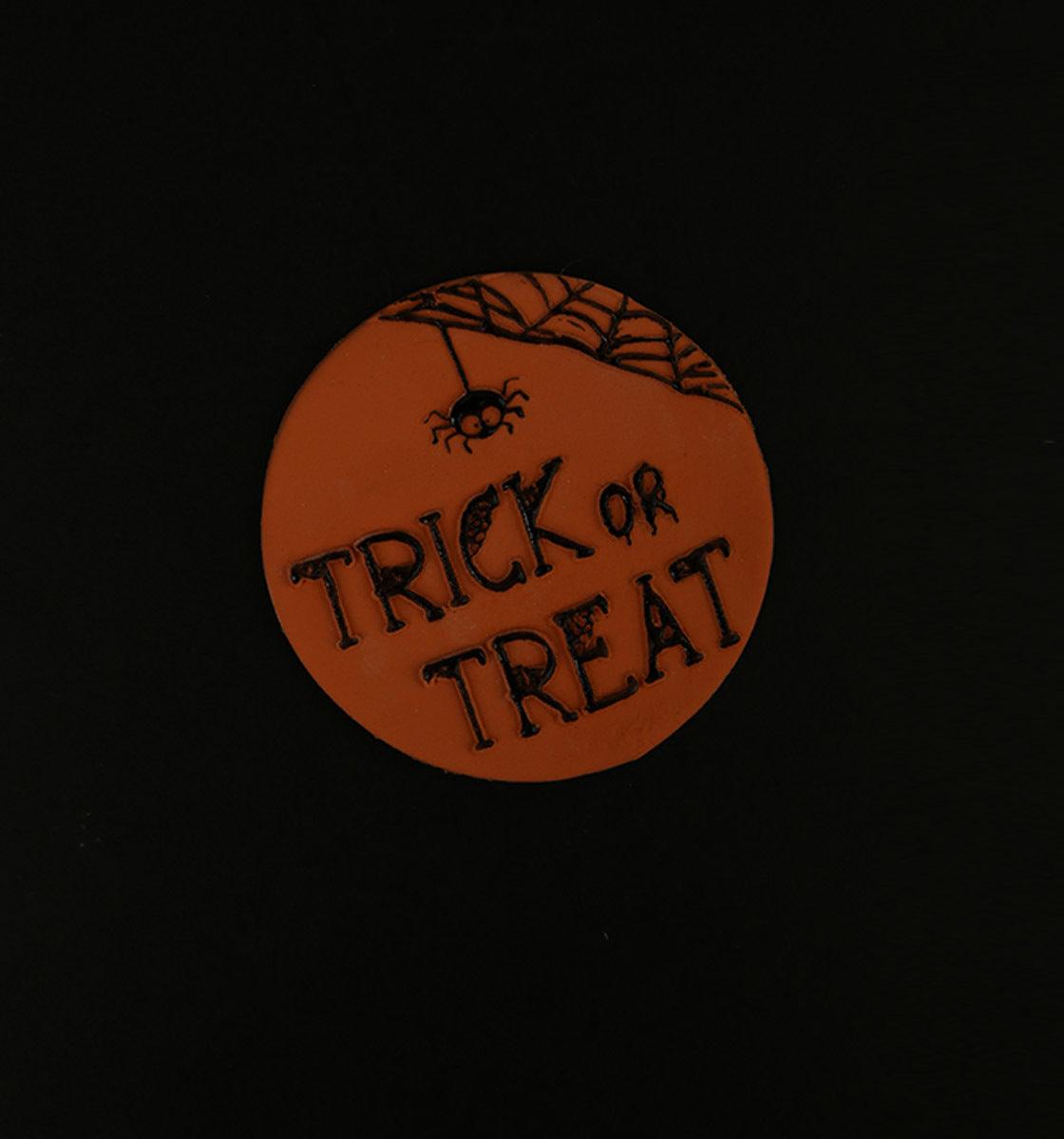 Trick or Treat - cake embosser stamp - Inspired Baking