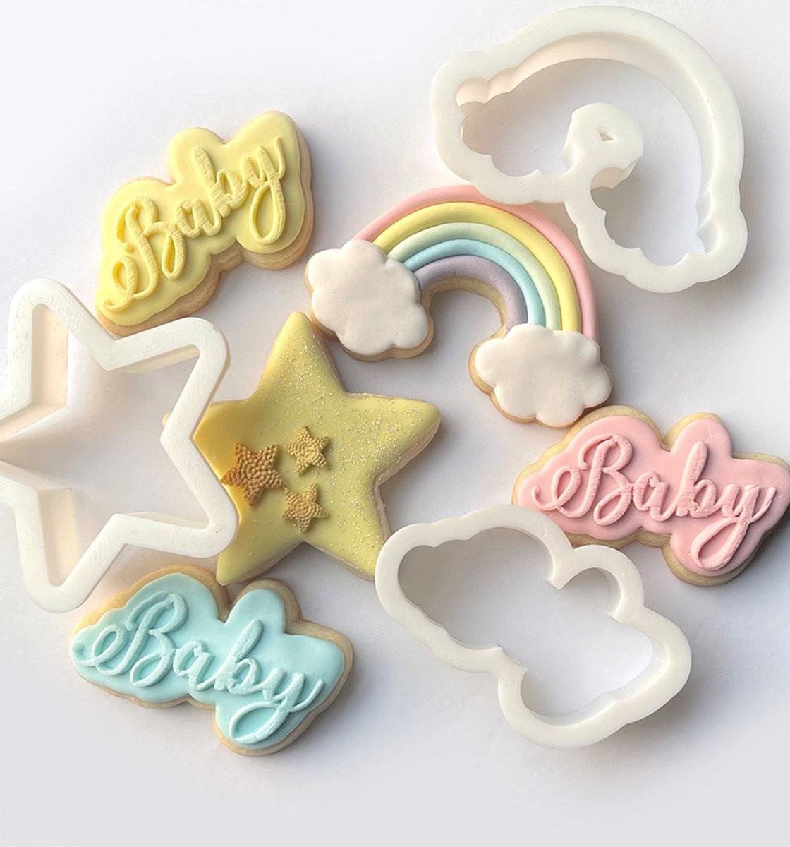 Twinkle Twinkle Little Star - embosser and cutter set - Inspired Baking Pakistan