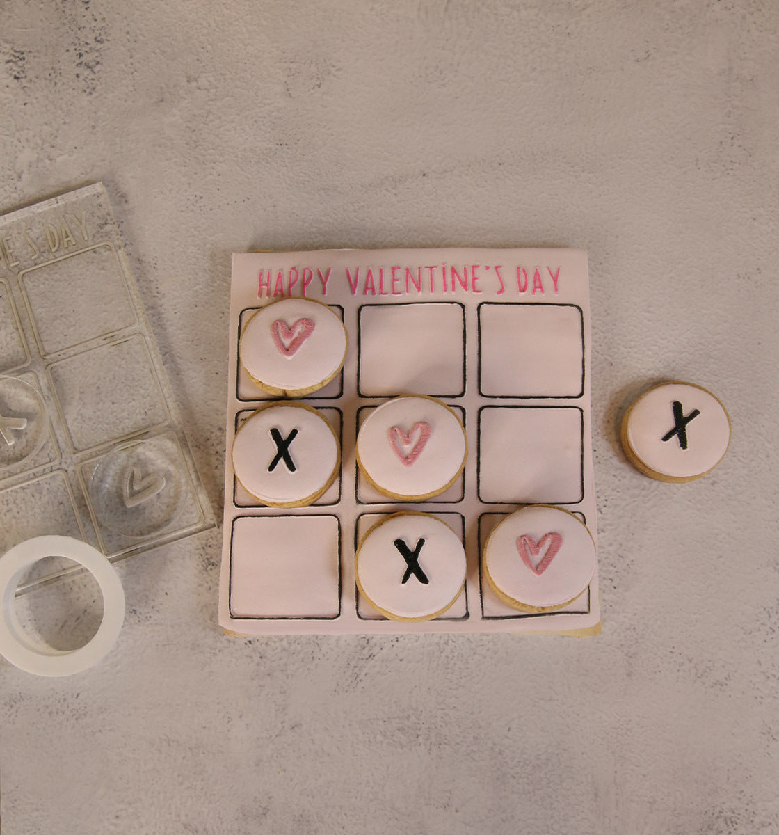 Valentines Tic Tac Toe Game Set