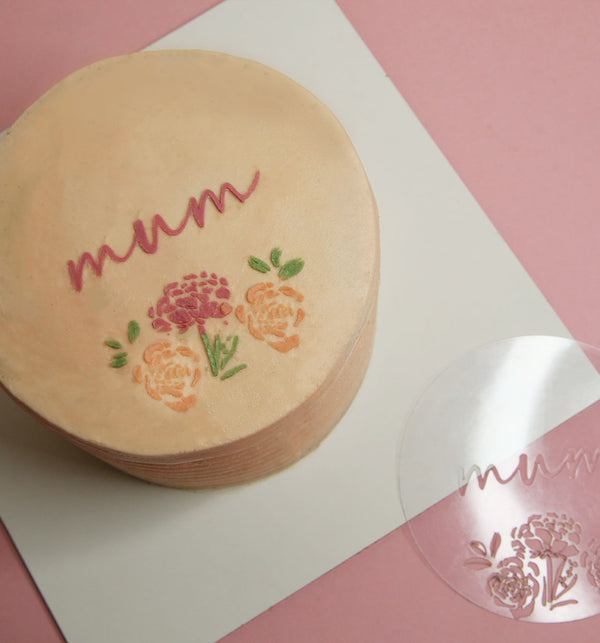 Mother's Day  - Cake Stencil