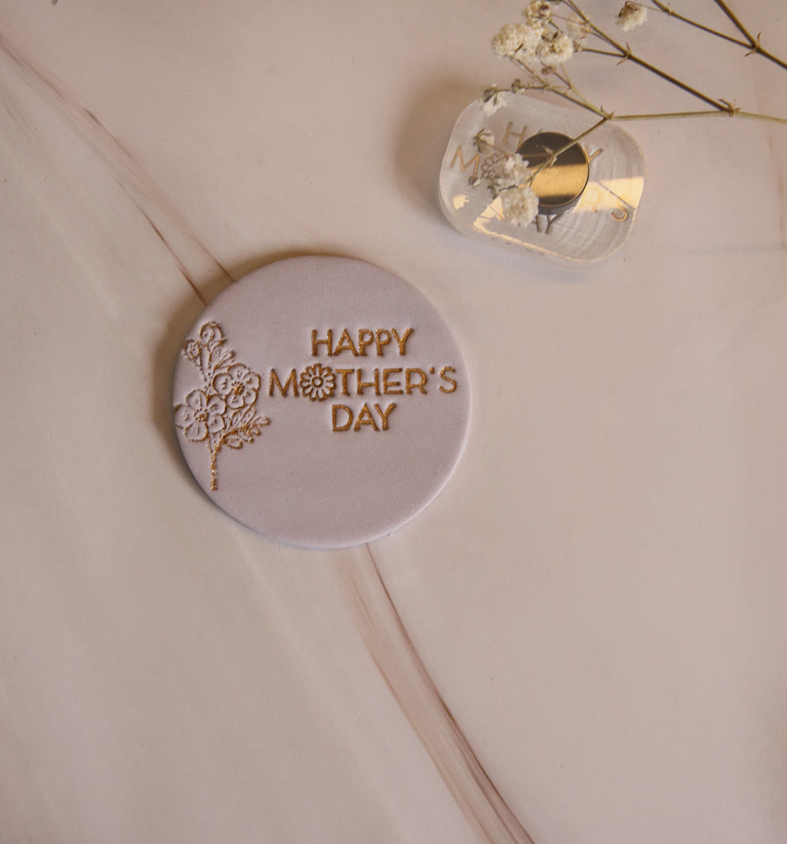 Happy Mother's Day Daisy - Mini impression stamp