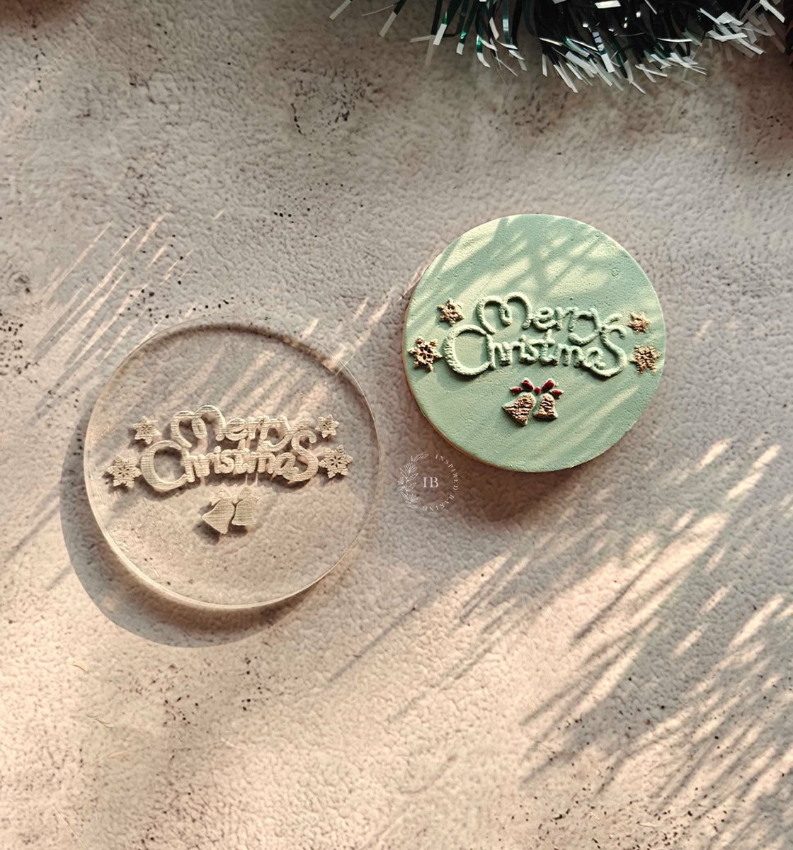 Merry Christmas - Embosser stamp