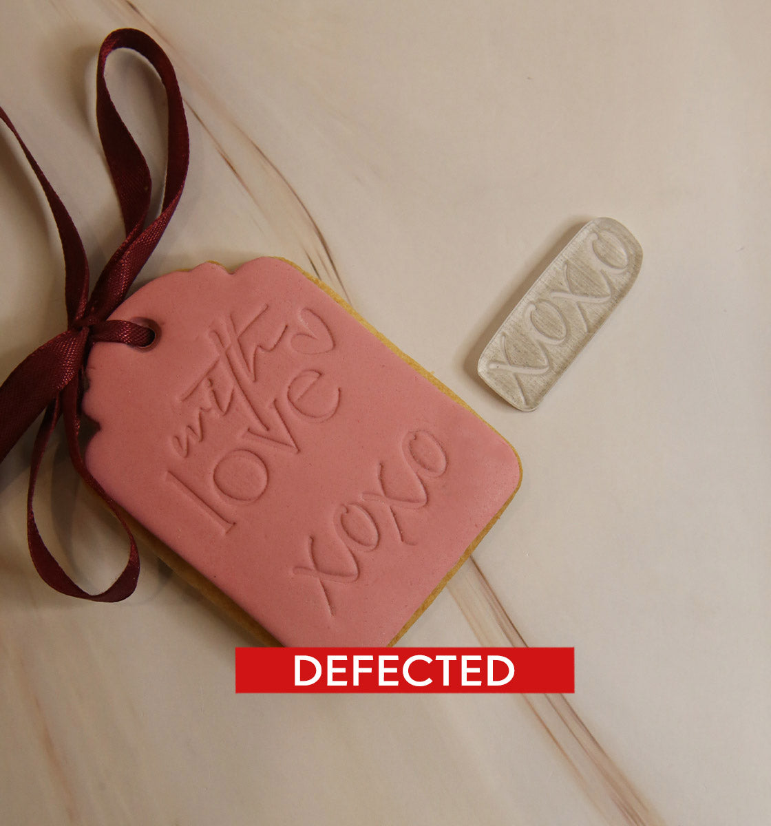 SLIGHTLY DEFECTED - XOXO mini sleek stamp