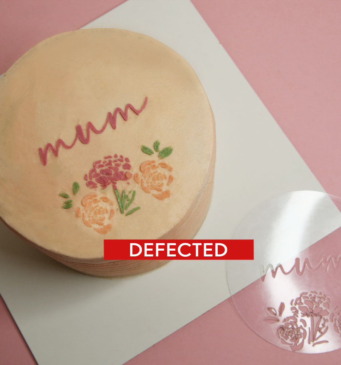 SLIGHTLY DEFECTED - Mum Stencil