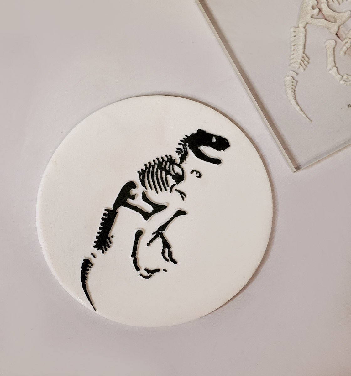 Dinosaur Fossil - Embosser Stamp