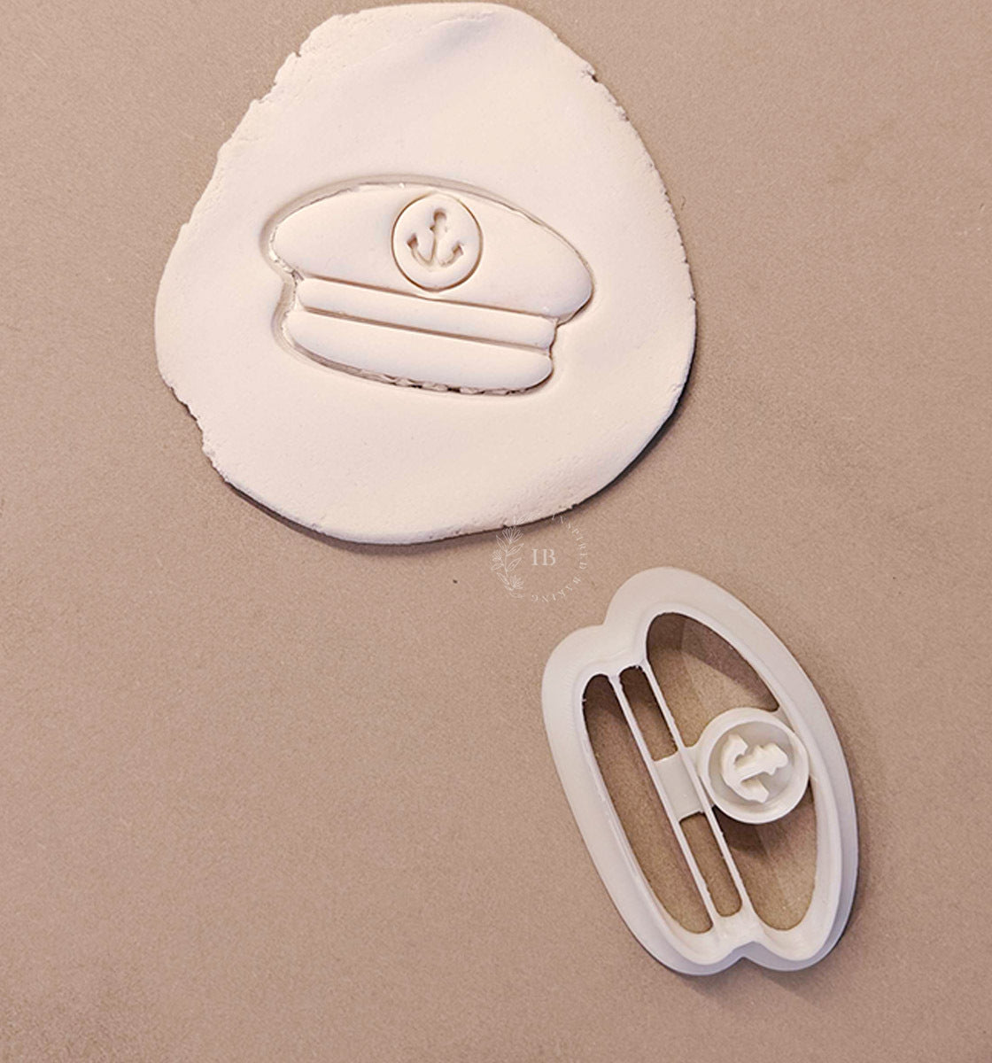 Navy Captain's Hat Stamp & Cutter