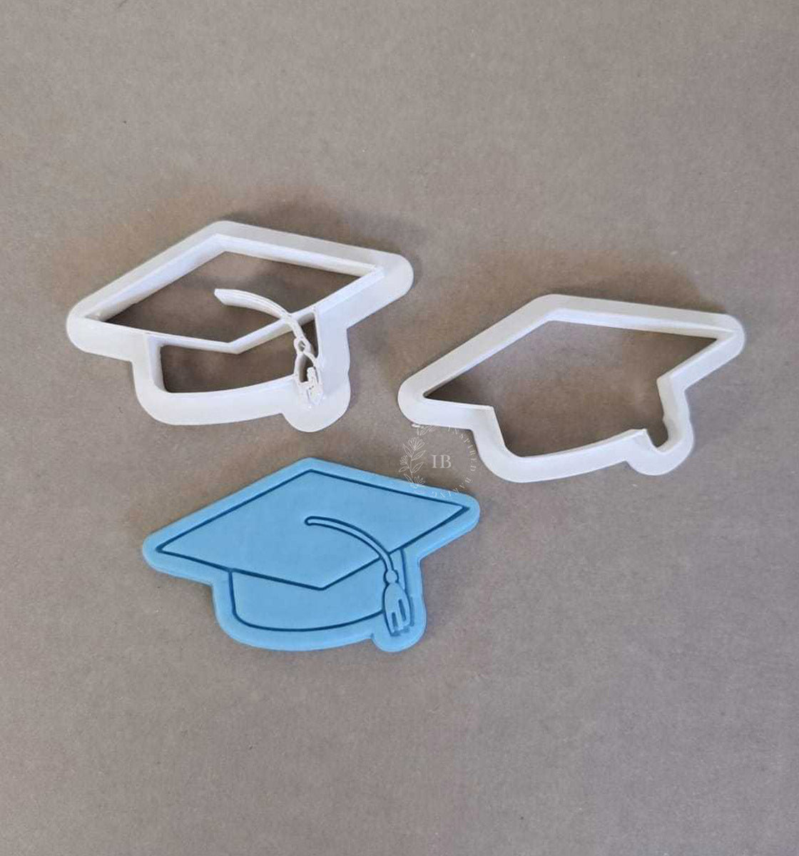 Graduation Cap - Stamp & Cutter Set
