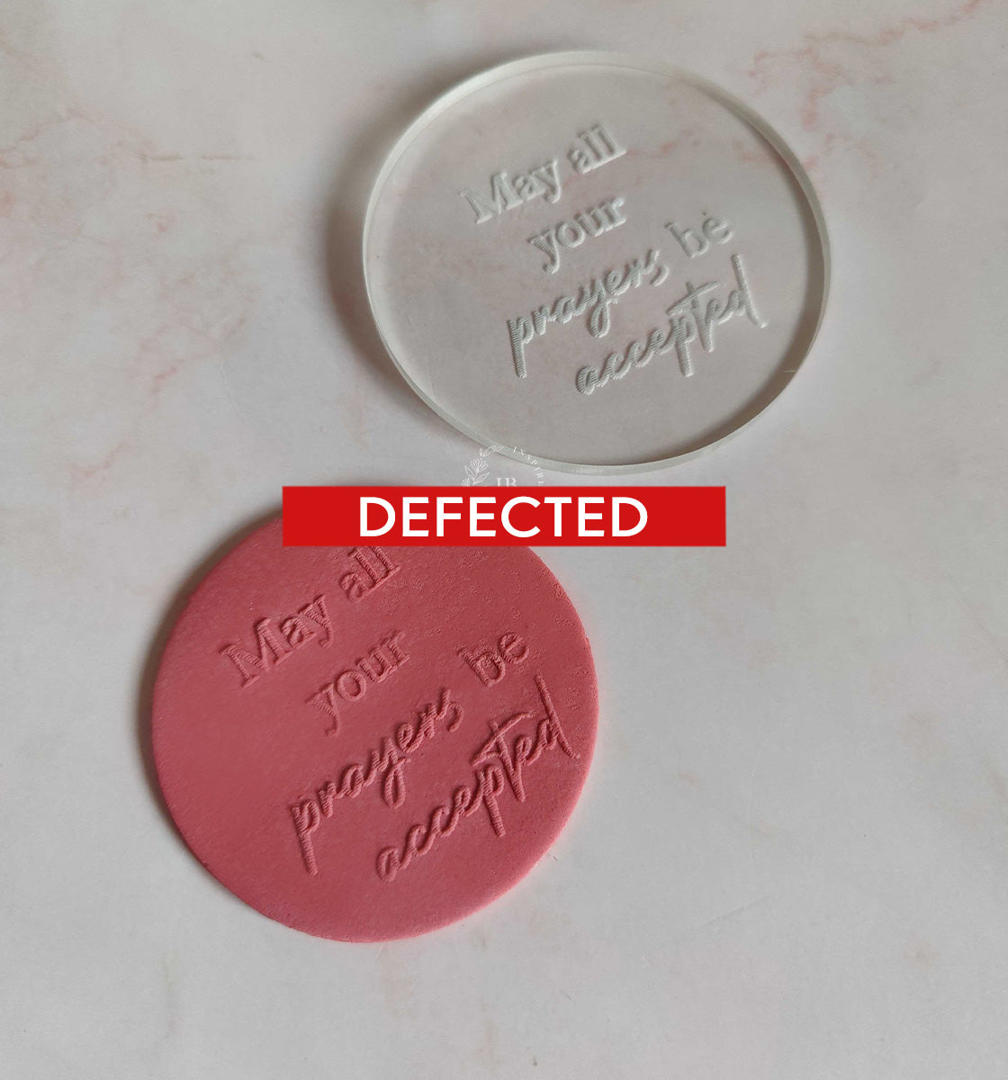 SLIGHTLY DEFECTED -May All Your Prayers Embosser