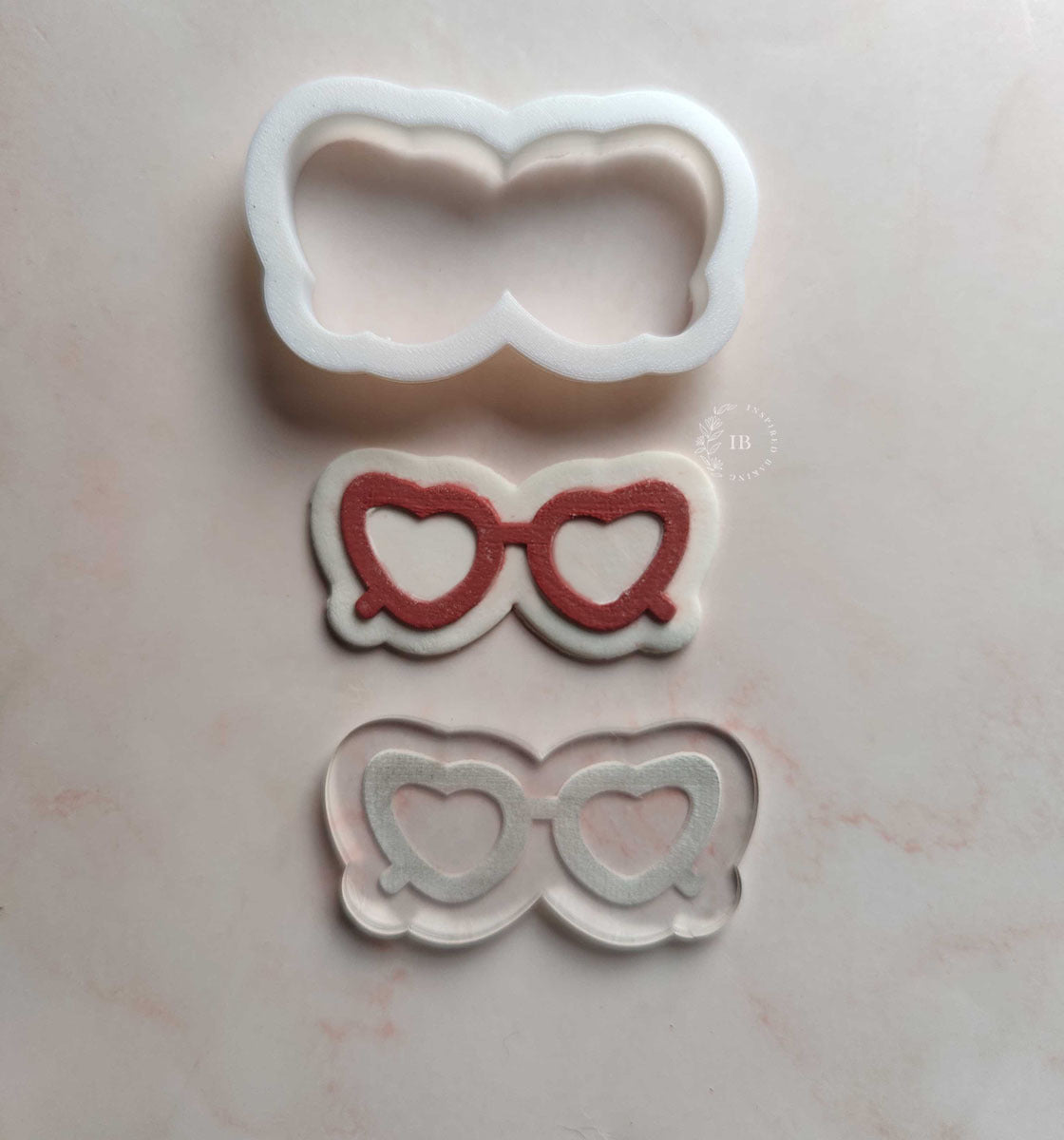 Love Glasses Embosser and Cutter Set