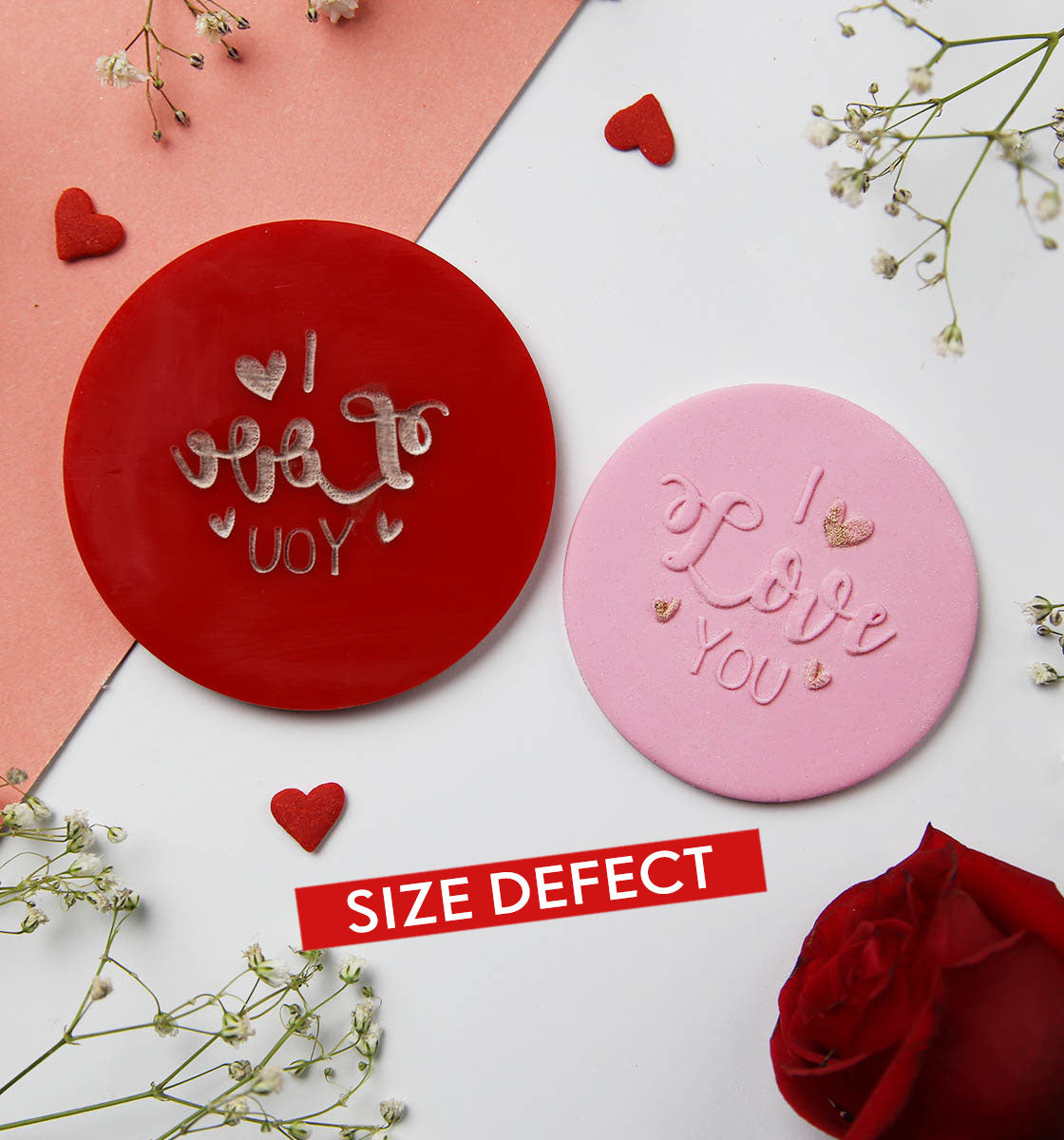 SLIGHTLY DEFECTED - I love You - Cake Embosser