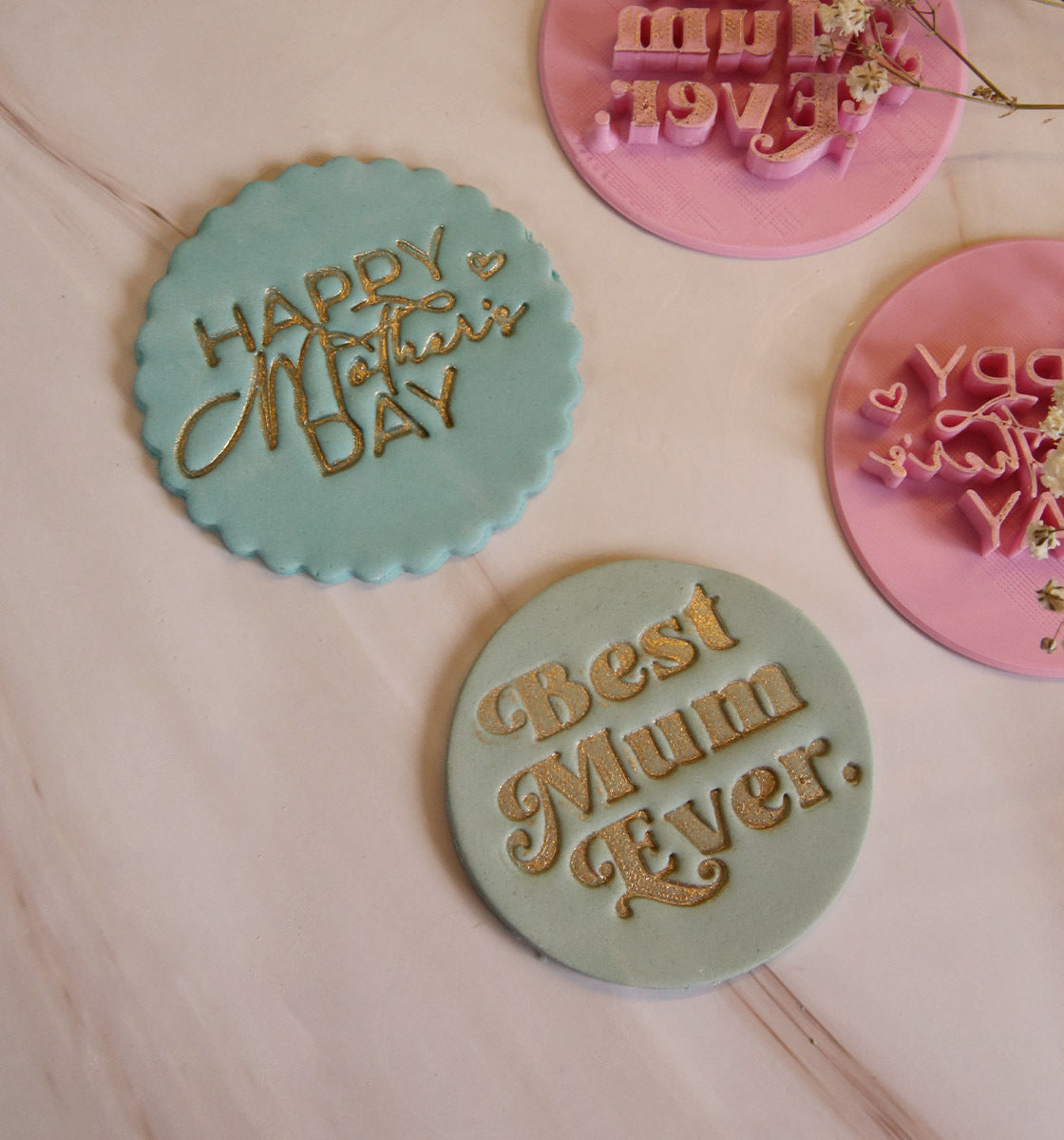 Mother's Day - Cake Stamps - Set of 2