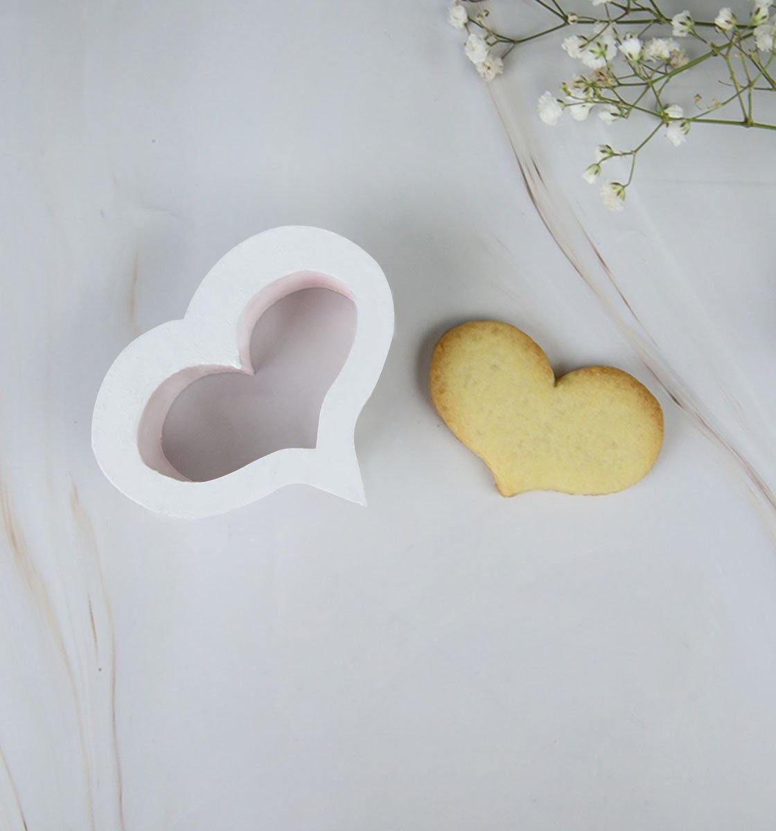 Funky Mini Heart - Cookie Cutter - Inspired Baking 