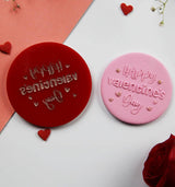Happy Valentine's Day - Embosser Stamp - Inspired Baking 
