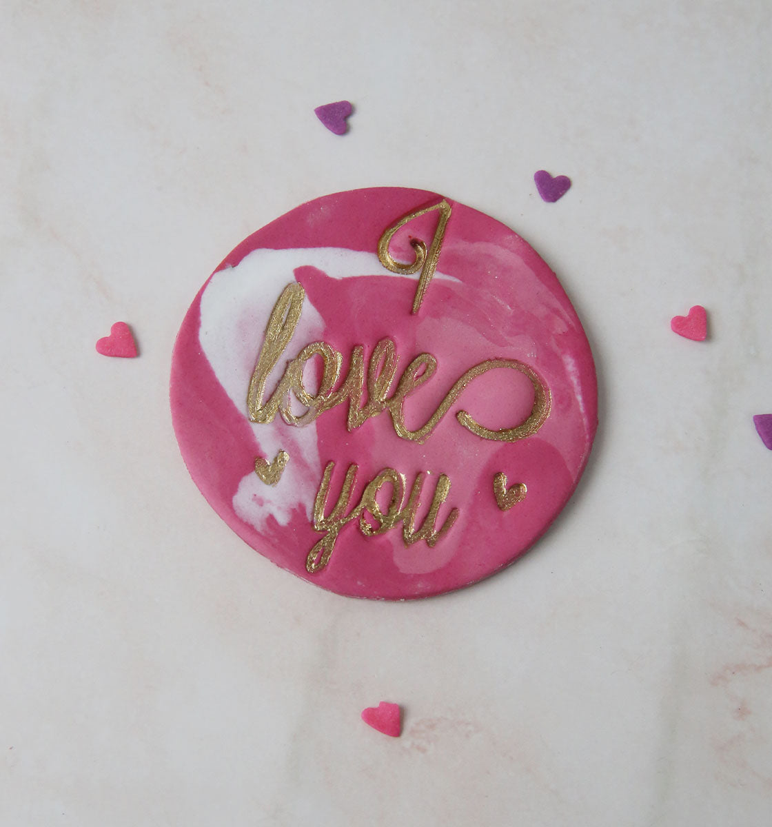 I Love You - Cake Stamp