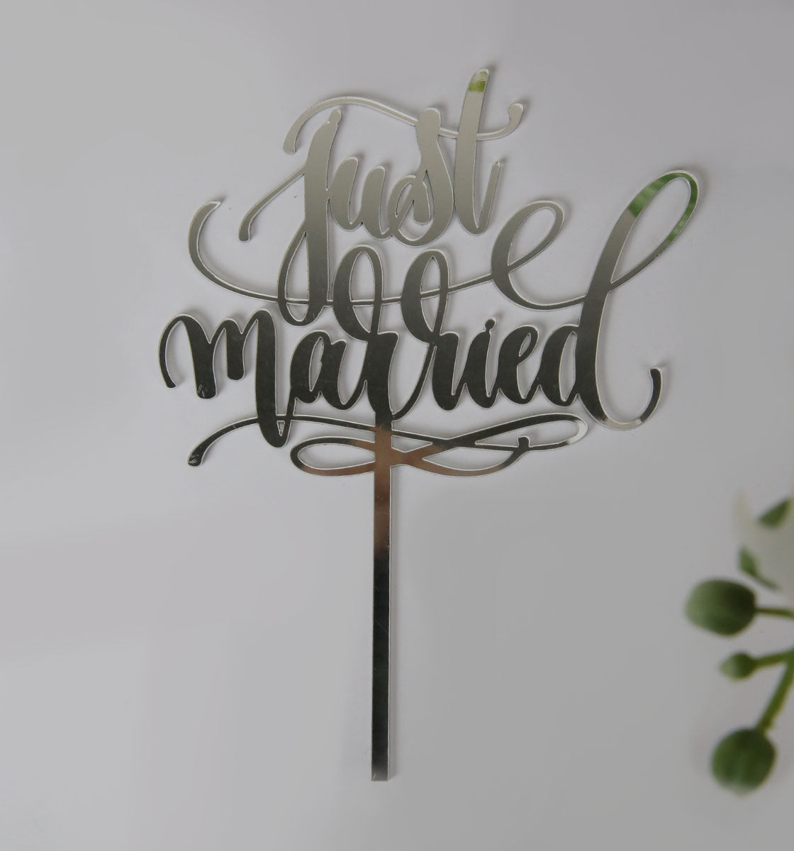 Just Married Topper - cake topper