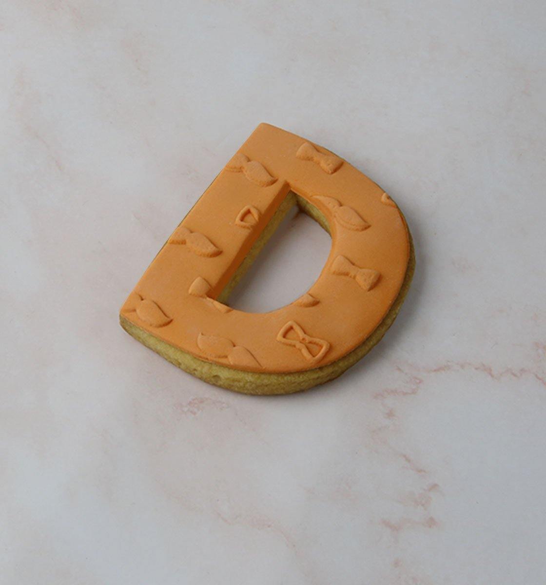 Letter (D) - Cookie Cutter - Inspired Baking 