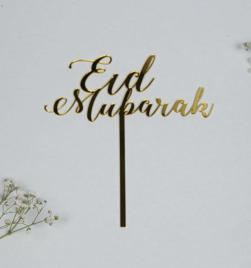 Eid Mubarak - Cake Topper - Inspired Baking 